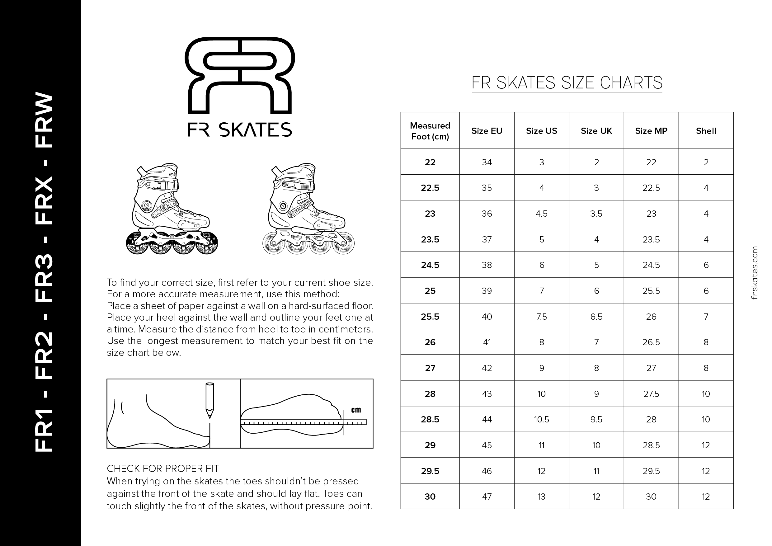 ROLKI FR SKATES FR3 310 BLACK V2