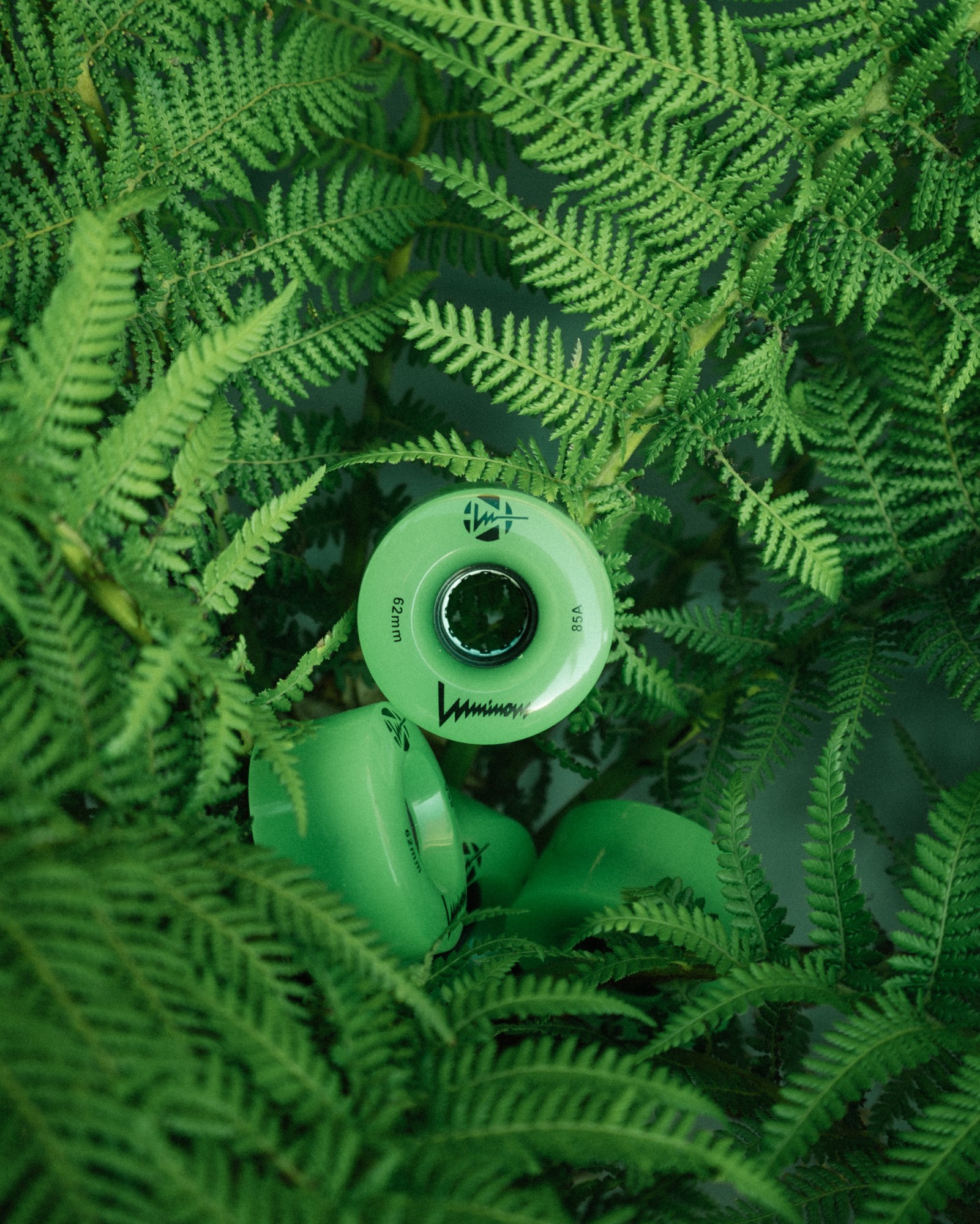 KOŁA LUMINOUS QUAD ŚWIECĄCE DO WROTEK GREEN GLOW 65 MM / 85A X1