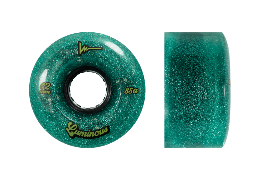 KOŁA LUMINOUS QUAD ŚWIECĄCE DO WROTEK JADE GLITTER 62 MM / 85A X1