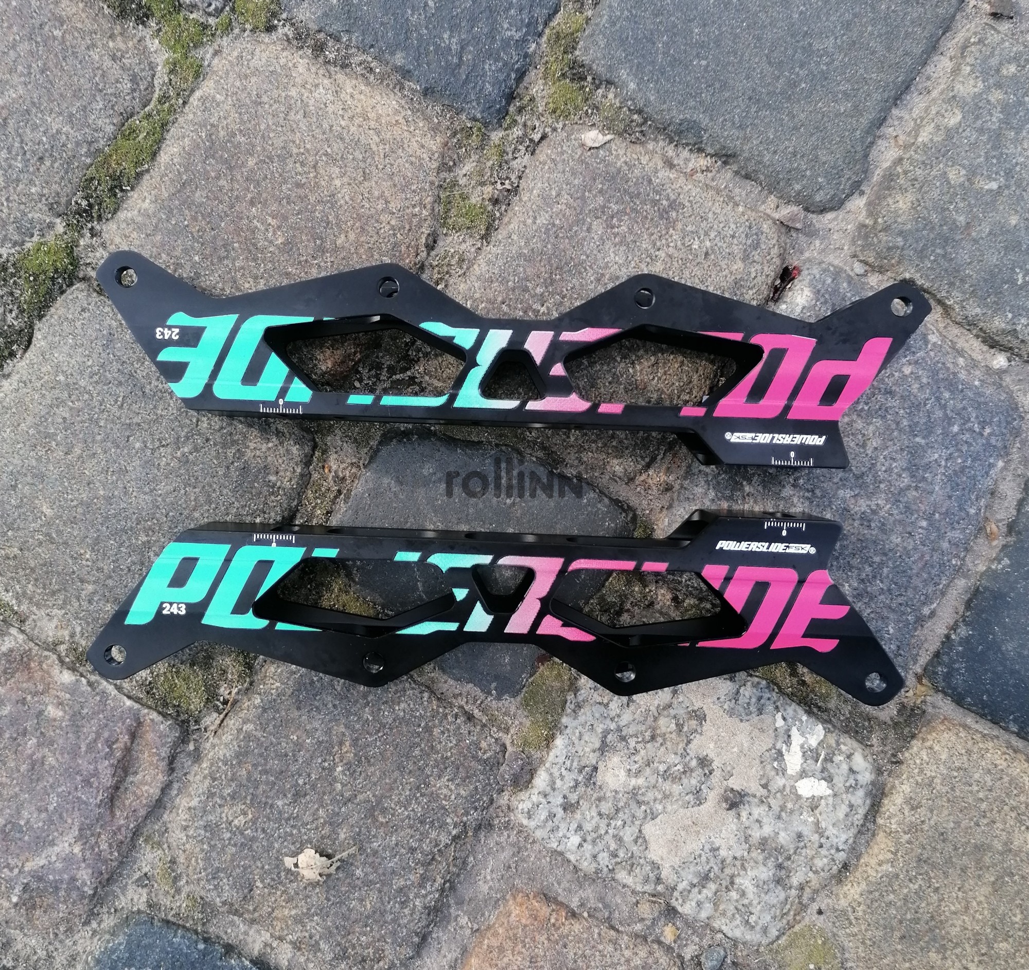 PŁOZY POWERSLIDE ALU SPIDER frame 243MM IMPERIAL