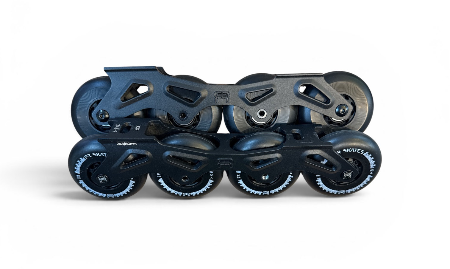 PŁOZY FR NEO D FRAME 243MM BLACK ROCKERED / FLAT ZESTAW
