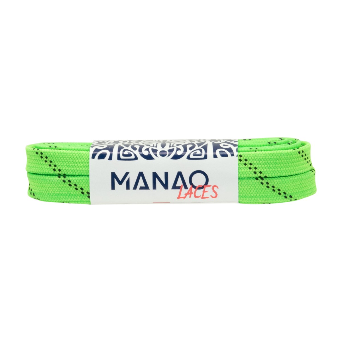 SZNURÓWKI WOSKOWANE MANAO LACES 160 CM NEON GREEN