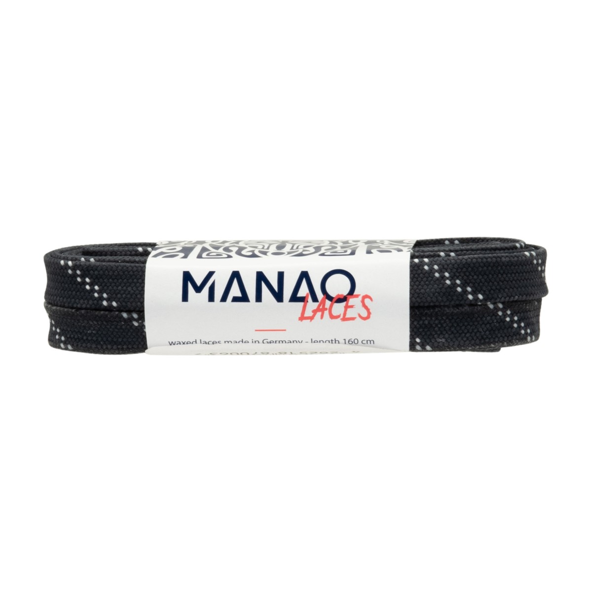 SZNURÓWKI WOSKOWANE MANAO LACES 160 CM DARK GREY
