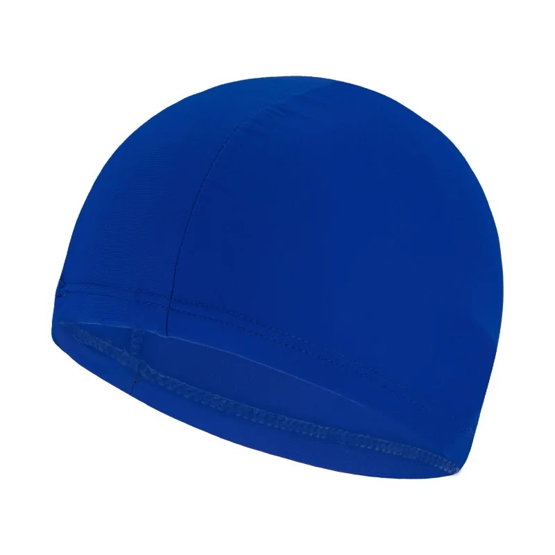 CZEPEK PŁYWACKI MATERIAŁOWY DLA DOROSŁYCH LYCRA AQUA SPORT NIEBIESKI 