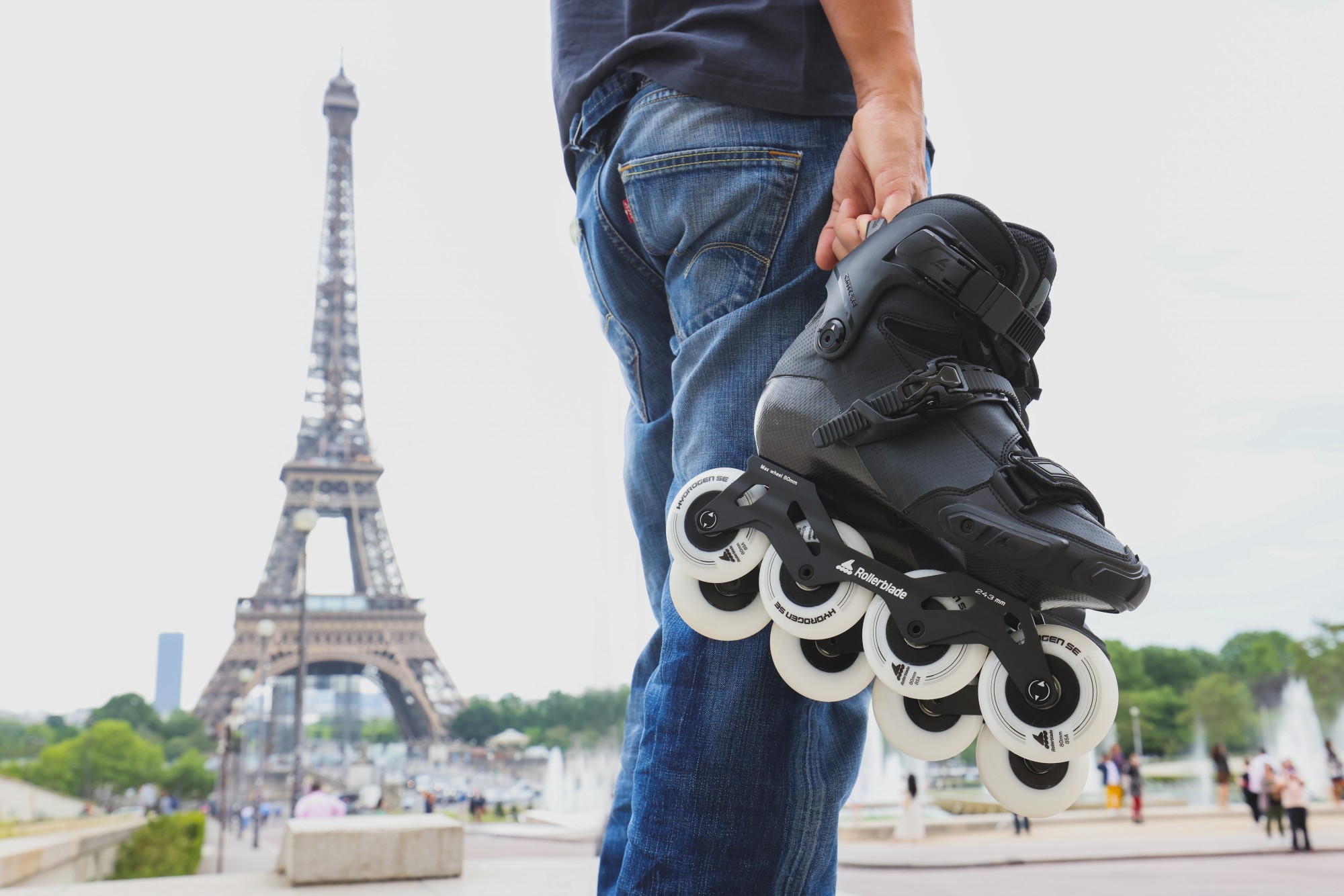 ROLKI ROLLERBLADE CROSSFIRE BLACK SLALOM SKATES