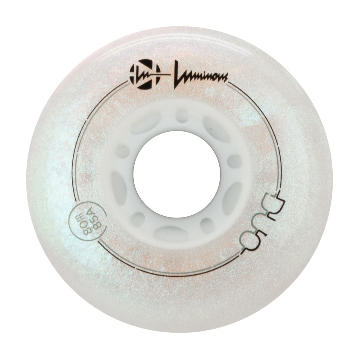 KOŁA LUMINOUS LED DUO WHITE PEARL 80MM / 85A X1