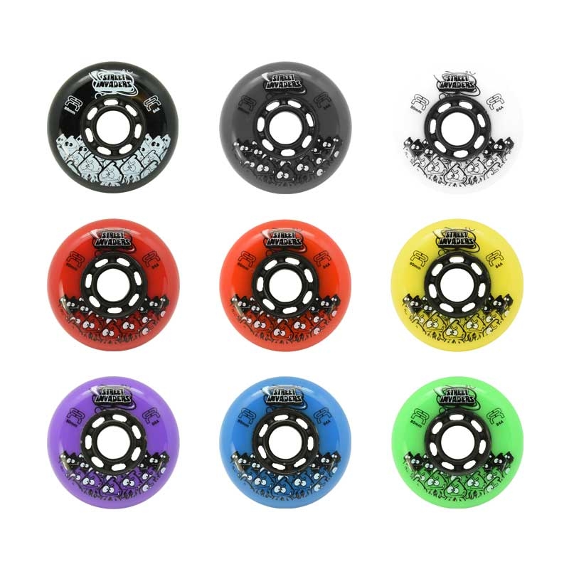 KOŁA FR SKATES STREET INVADERS RED 76MM / 84A X1