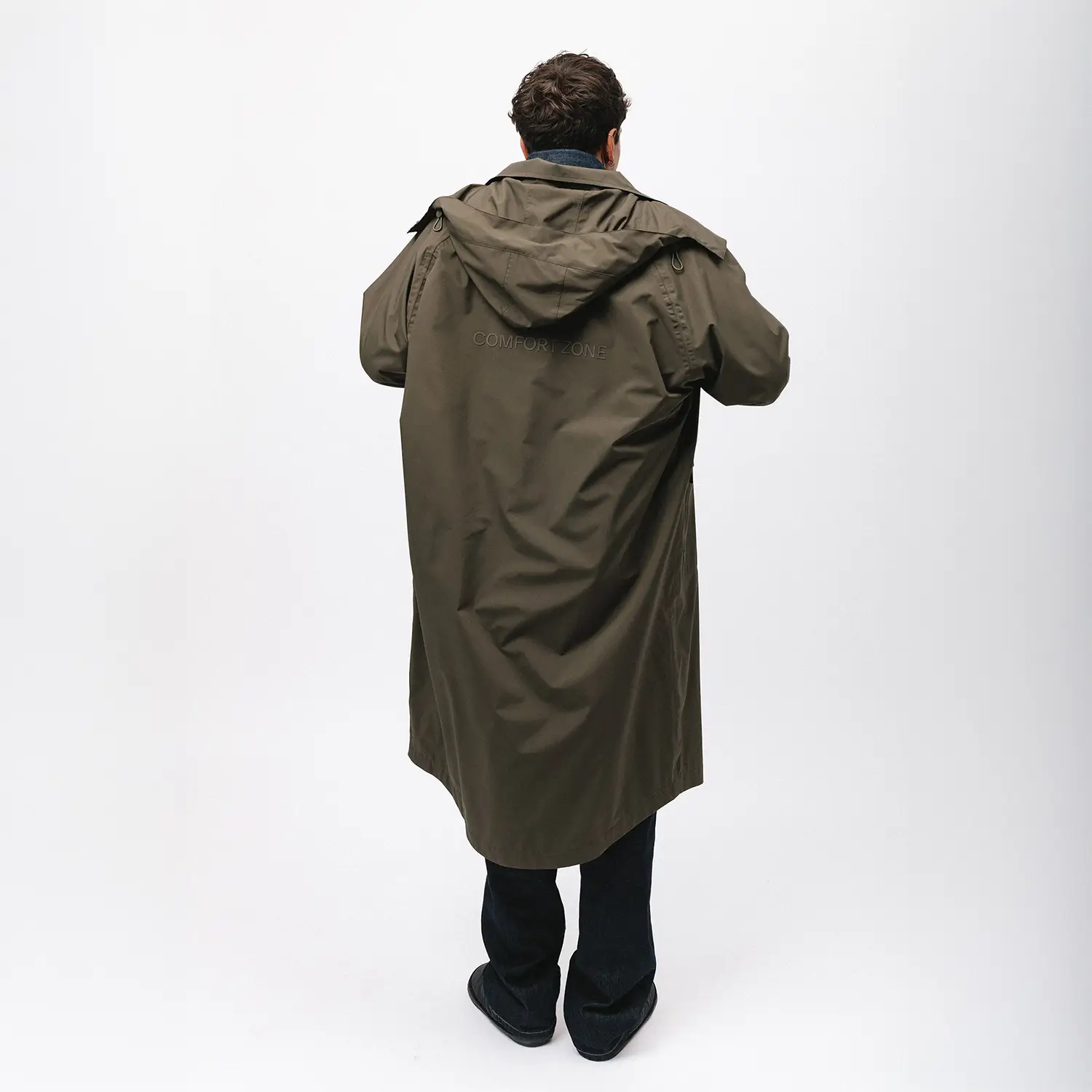 KUBOTA PARKA PRZECIWDESZCZOWA OVERSIZE COMFORT ZONE KHAKI UNISEX