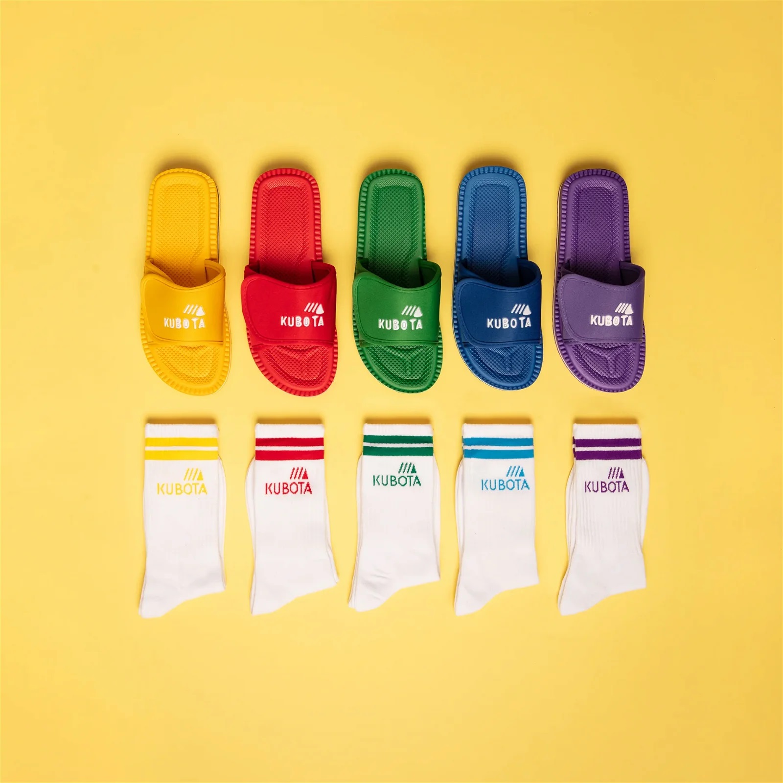 5-PAK SKARPETY KUBOTA SPORT RAINBOW