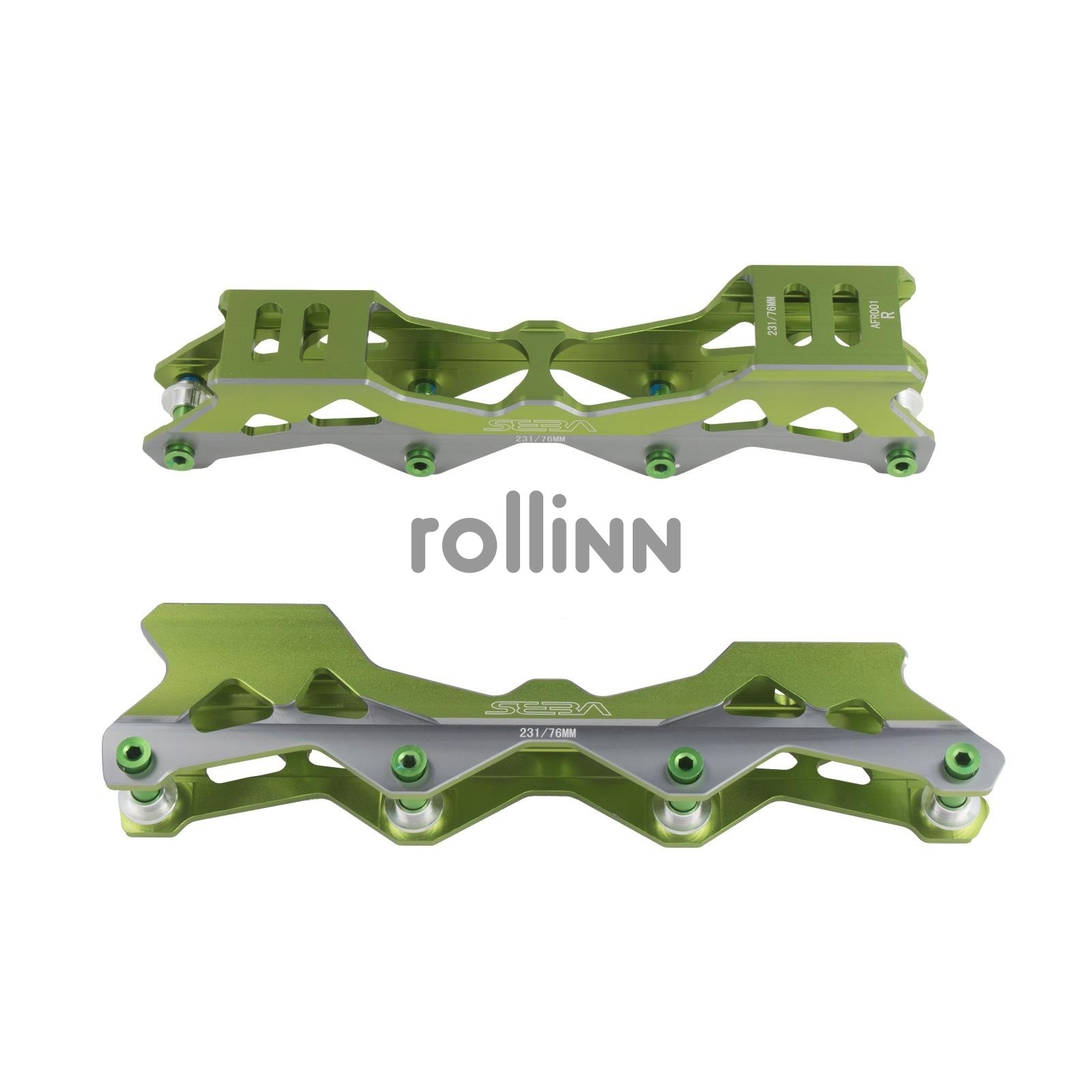 PŁOZY SEBA 4D FRAME 243MM ROCKERED GREEN 4X80