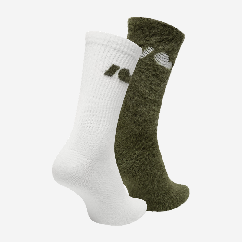 KUBOTA SKARPETY FLUFFY 2-PAK KHAKI