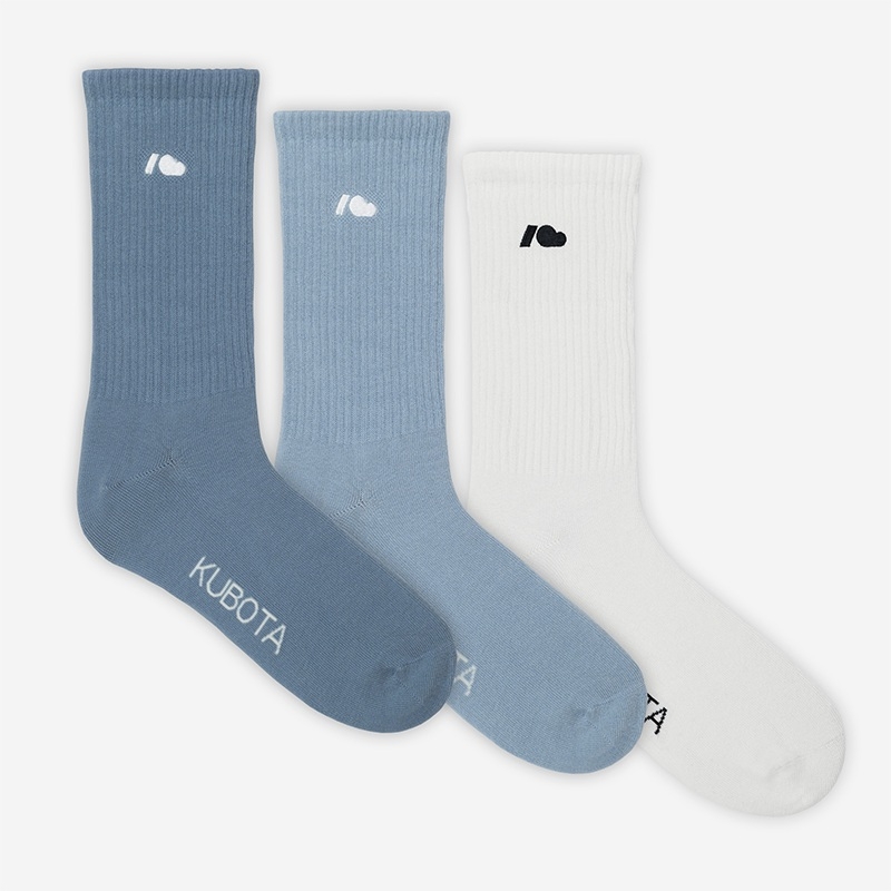 3-PAK SKARPETY KUBOTA CLOUD SYGNET NIEBIESKI