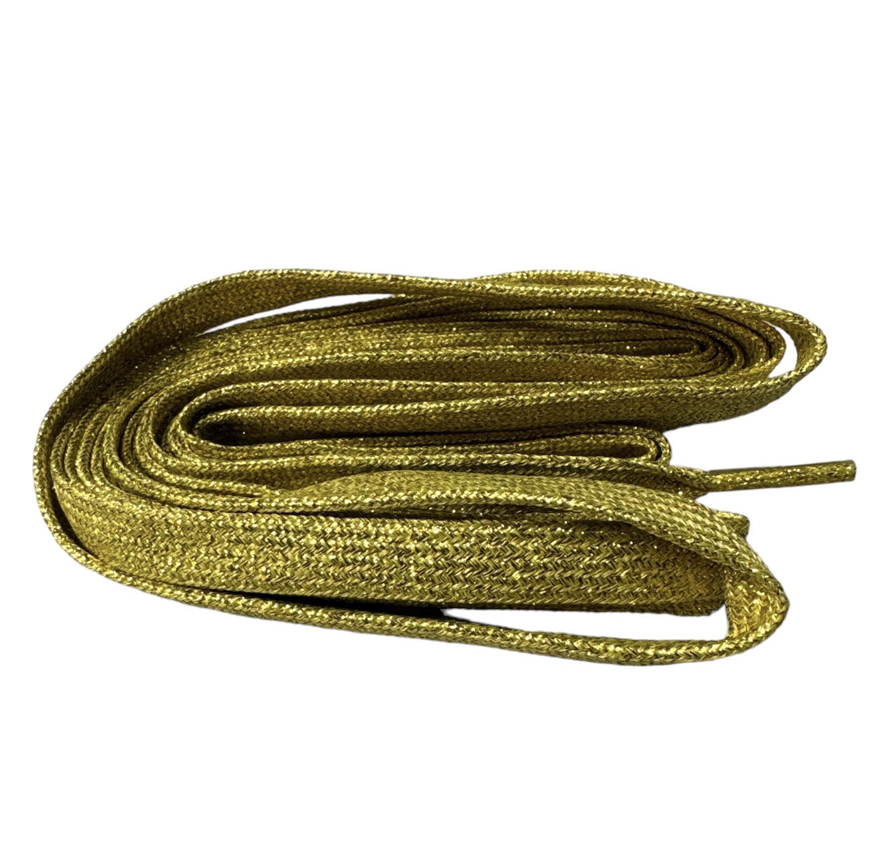 SZNURÓWKI FLAT LACES 160 CM GOLD