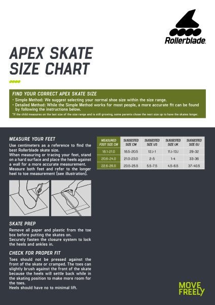 ROLKI ROLLERBLADE APEX GREEN / LIME 2027 - ROLKI JUNIORSKIE REGULOWANE