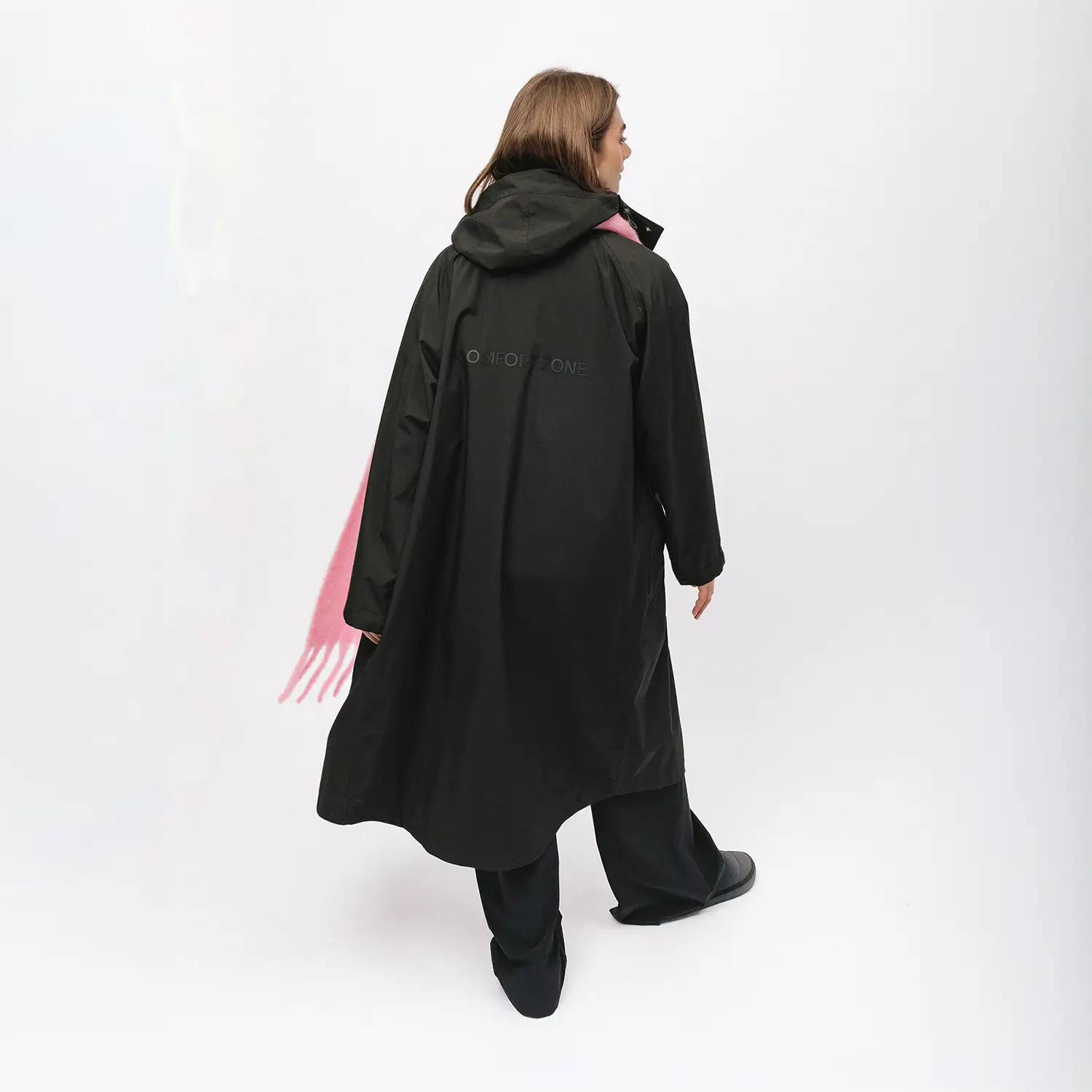 KUBOTA PARKA PRZECIWDESZCZOWA OVERSIZE COMFORT ZONE CZARNA UNISEX