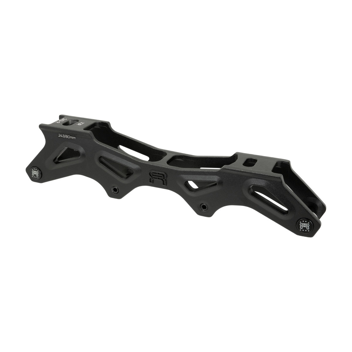 PŁOZY FR SKATES X3R FRAME 243MM FLAT / ROCKERED BLACK 4X80​