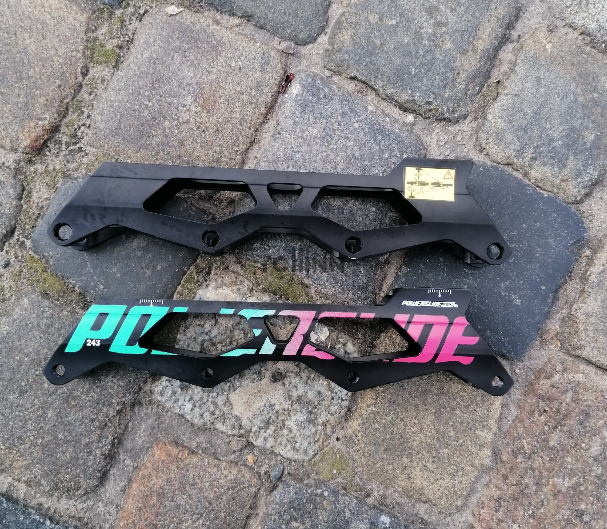 PŁOZY POWERSLIDE ALU SPIDER frame 243MM IMPERIAL
