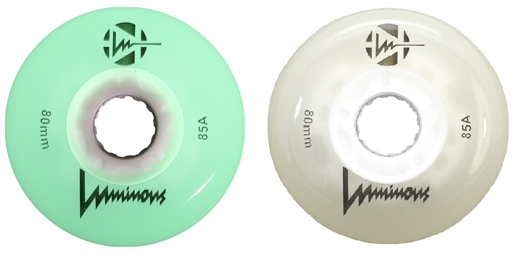 KOŁA LUMINOUS WHITE GLOW ( GREEN LED ) 125MM / 85A X1