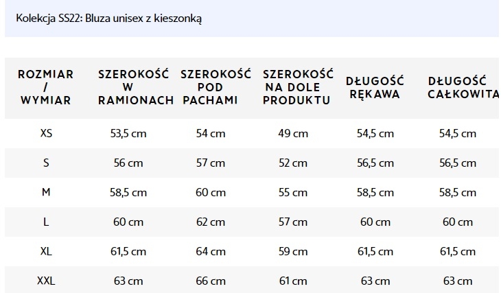KUBOTA BLUZA UNISEX Z FIOLETOWĄ KIESZONKĄ