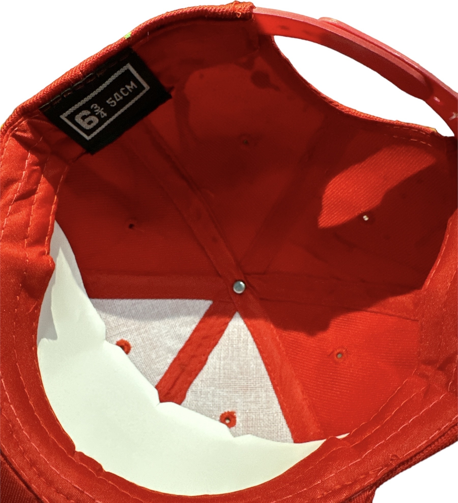 CZAPKA Z DASZKIEM SPORTS CAP SNAP BACK 6 3/4 54CM RED