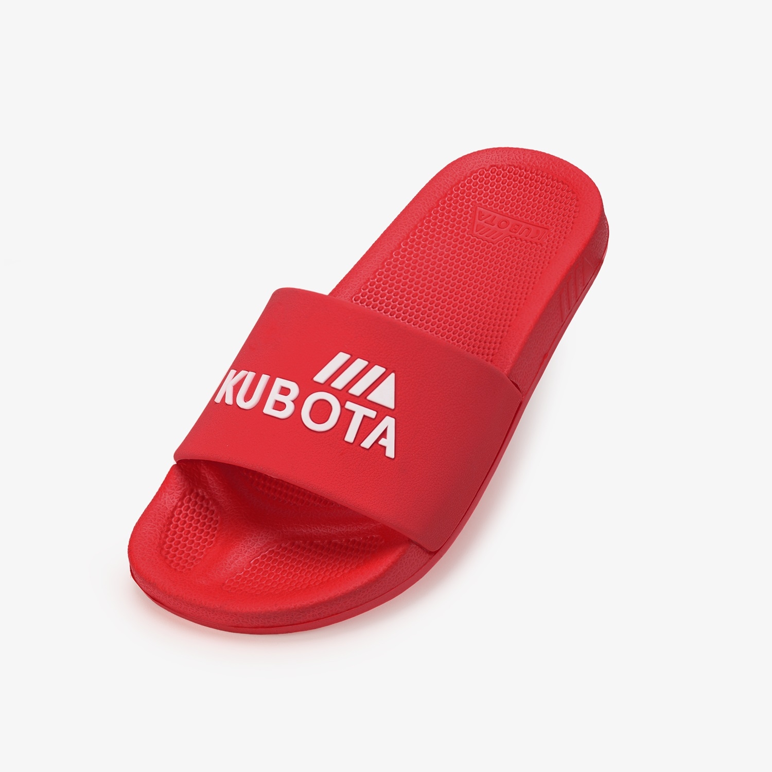 KLAPKI KUBOTA BASENOWE BASIC CZERWONE Z BIAŁYM LOGO