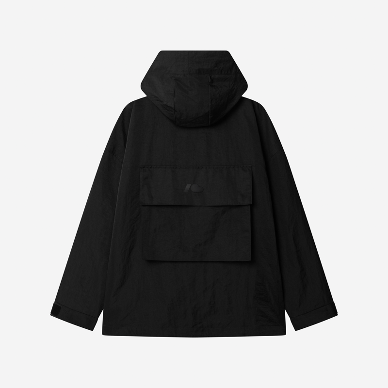 KUBOTA KURTKA Z KAPTUREM TECH CZARNA UNISEX