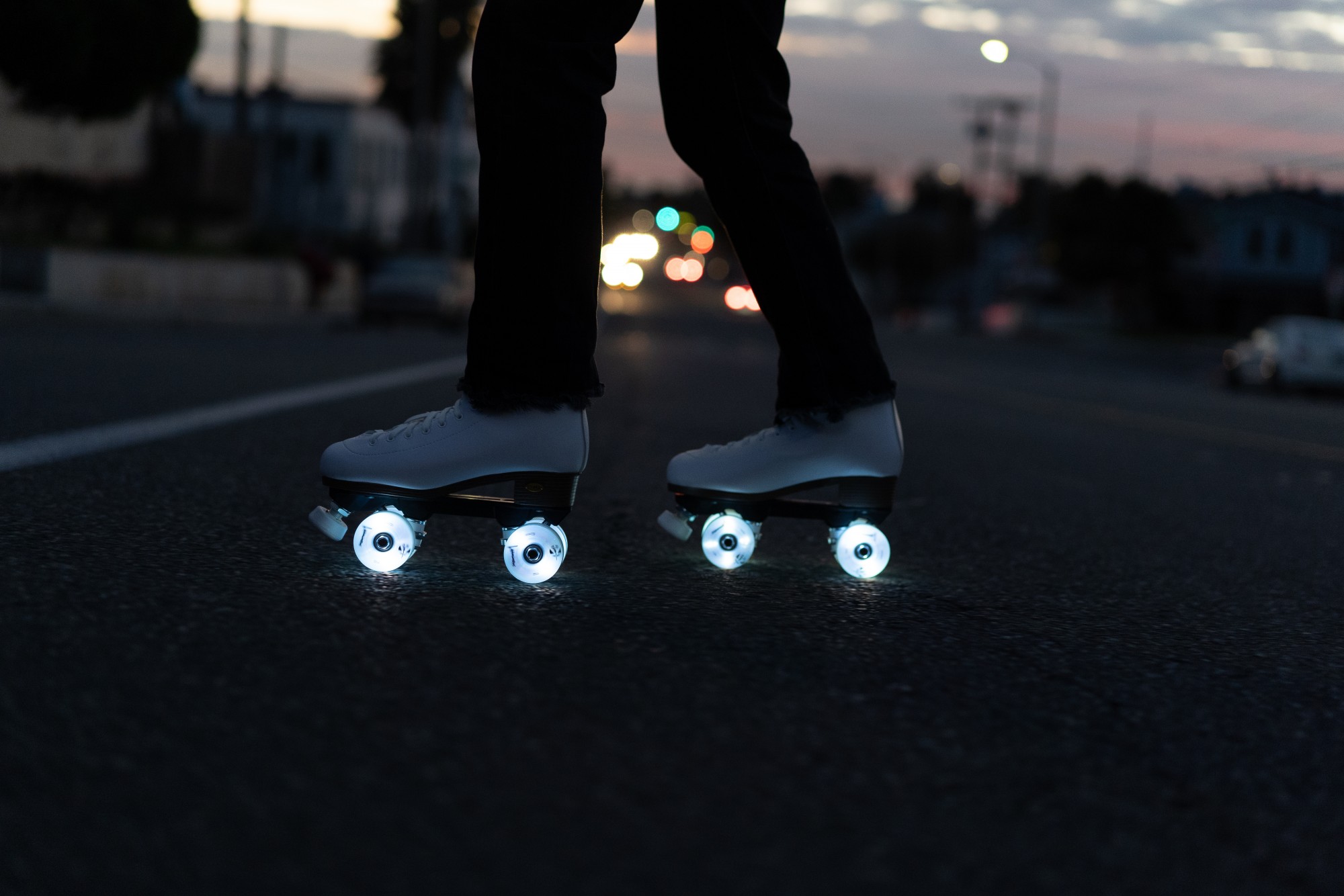 KOŁA LUMINOUS QUAD ŚWIECĄCE DO WROTEK WHITE 62 MM / 85A X1