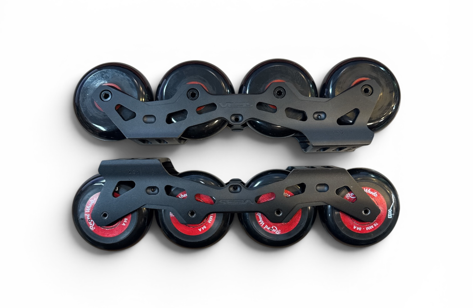 PŁOZY SEBA DELUXE V2 FRAME 231MM BLACK FLAT ZESTAW