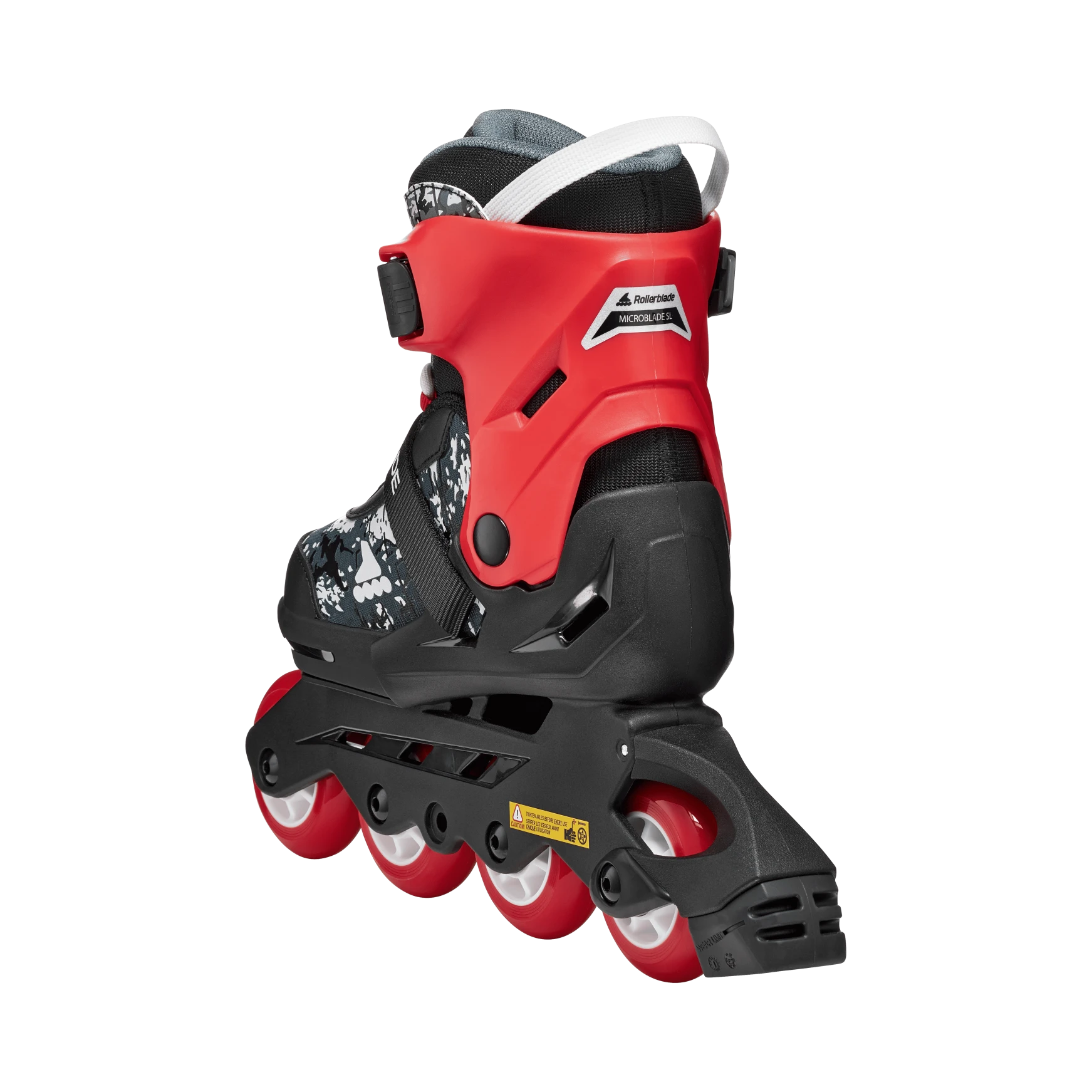 ROLKI ROLLERBLADE MICROBLADE SL BLACK / RED - ROLKI JUNIORSKIE REGULOWANE