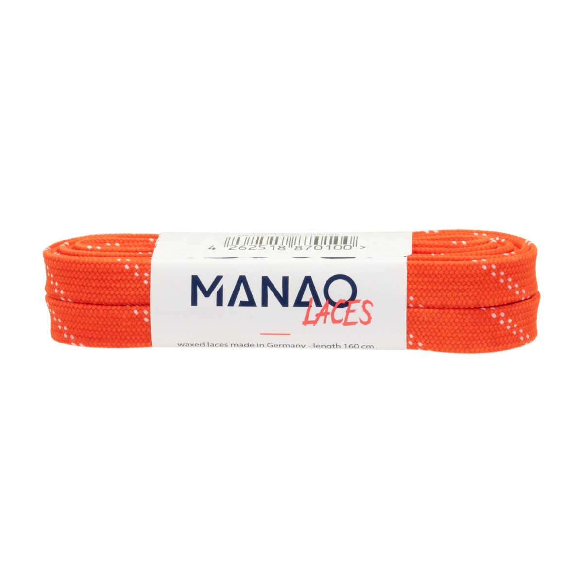 SZNURÓWKI WOSKOWANE MANAO LACES 160 CM ORANGE