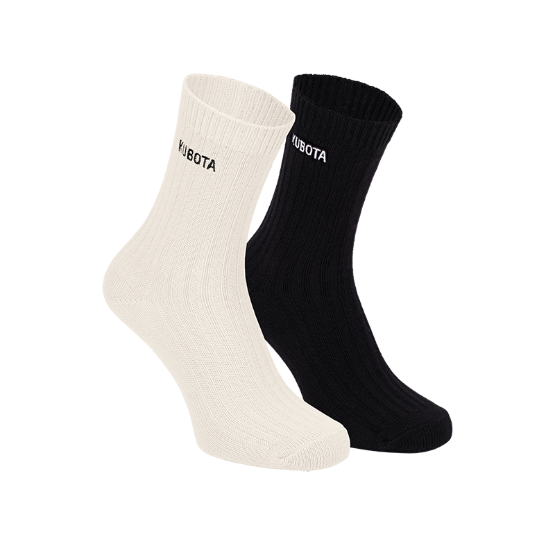 SKARPETY KUBOTA W PRĄZKI CZARNY 2-PAK