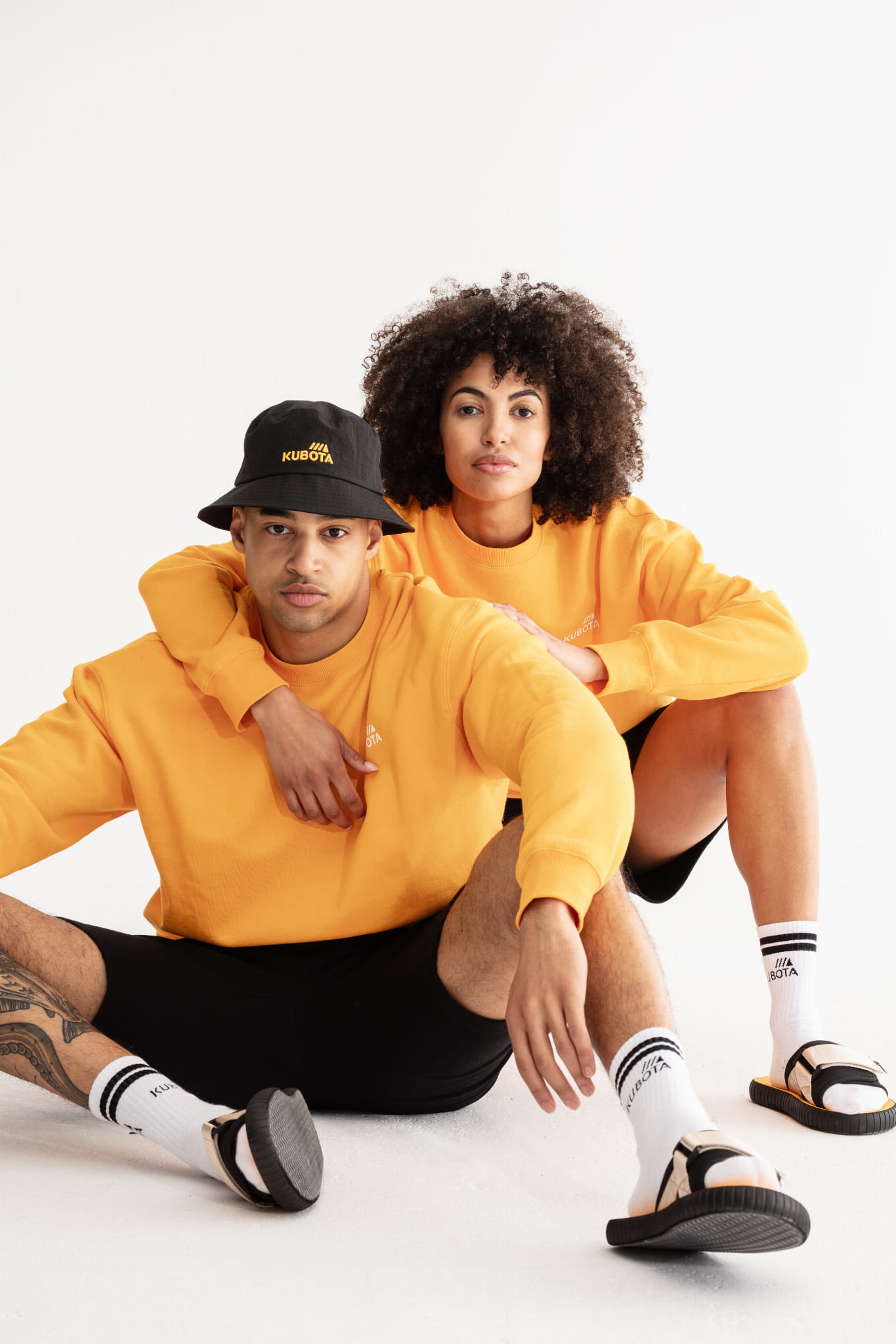 KUBOTA BLUZA UNISEX POMARAŃCZOWA