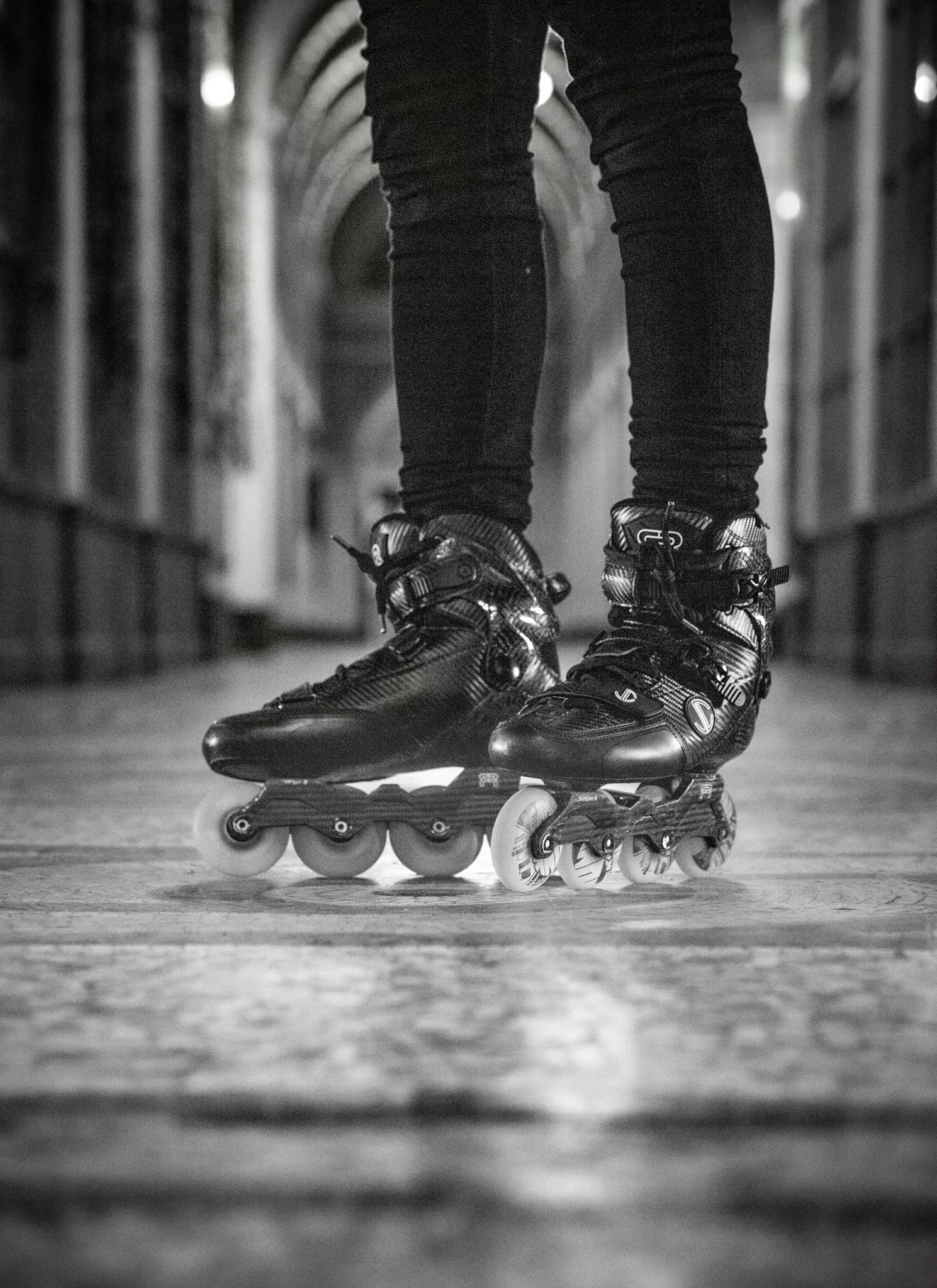 ROLKI FR SKATES SL SEVEN GREY/BLUE 230 LUMINOUS