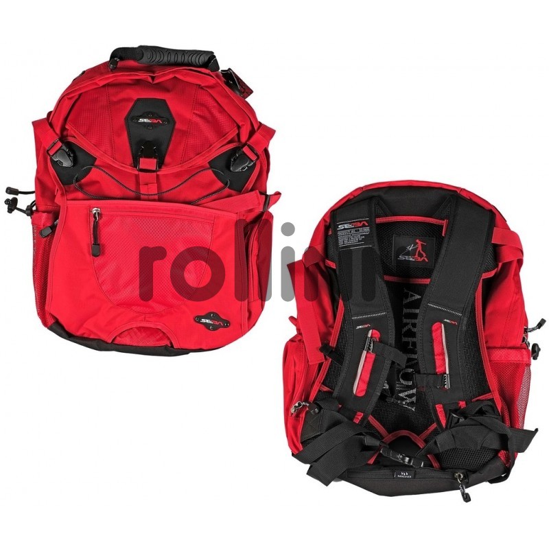 PLECAK SEBA BACKPACK LARGE na rolki r. L DUŻY RED