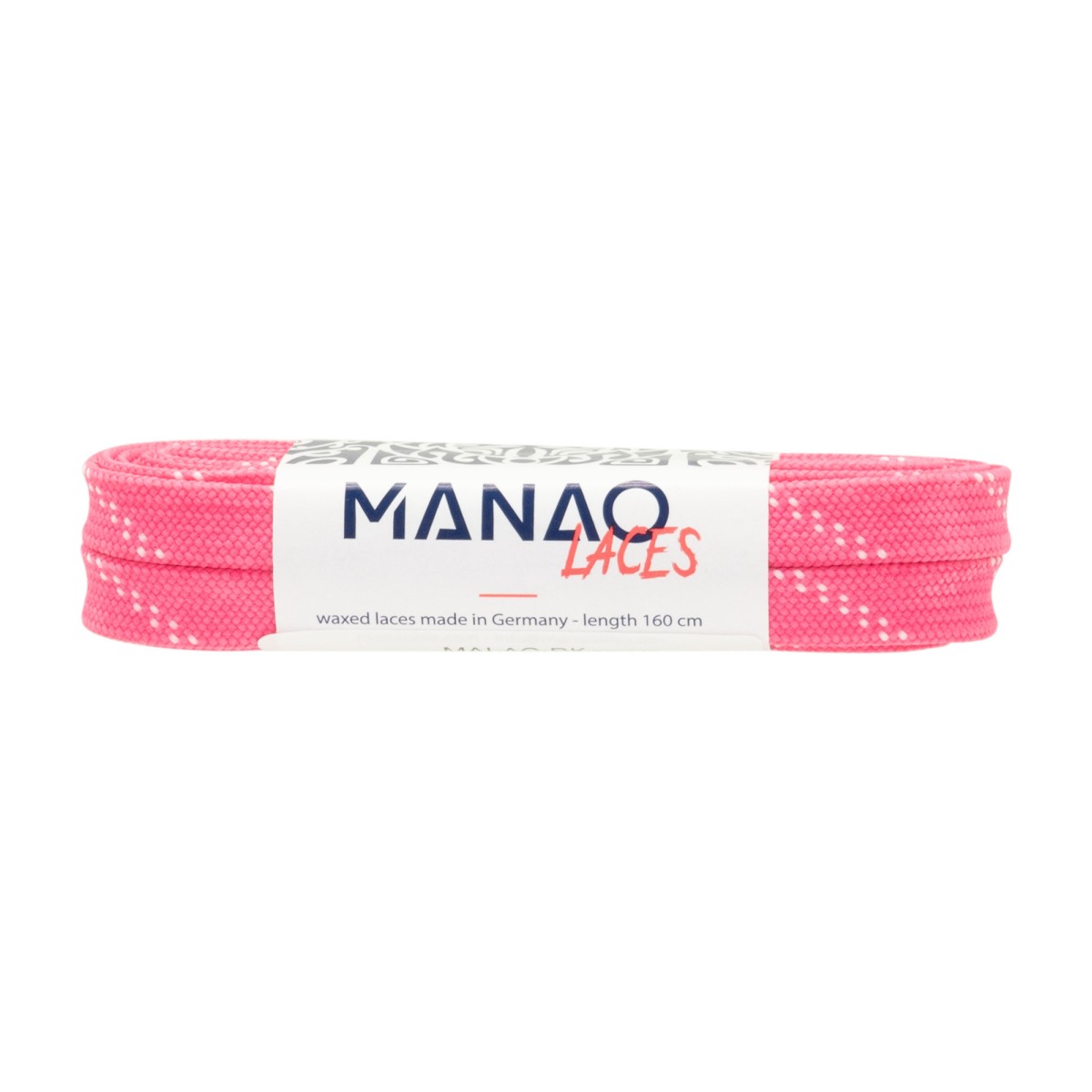SZNURÓWKI WOSKOWANE MANAO LACES 160 CM PINK