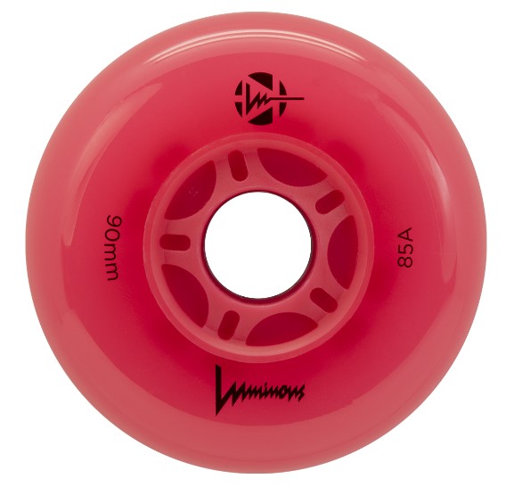 KOŁA LUMINOUS RED / RED 90MM / 85A X1