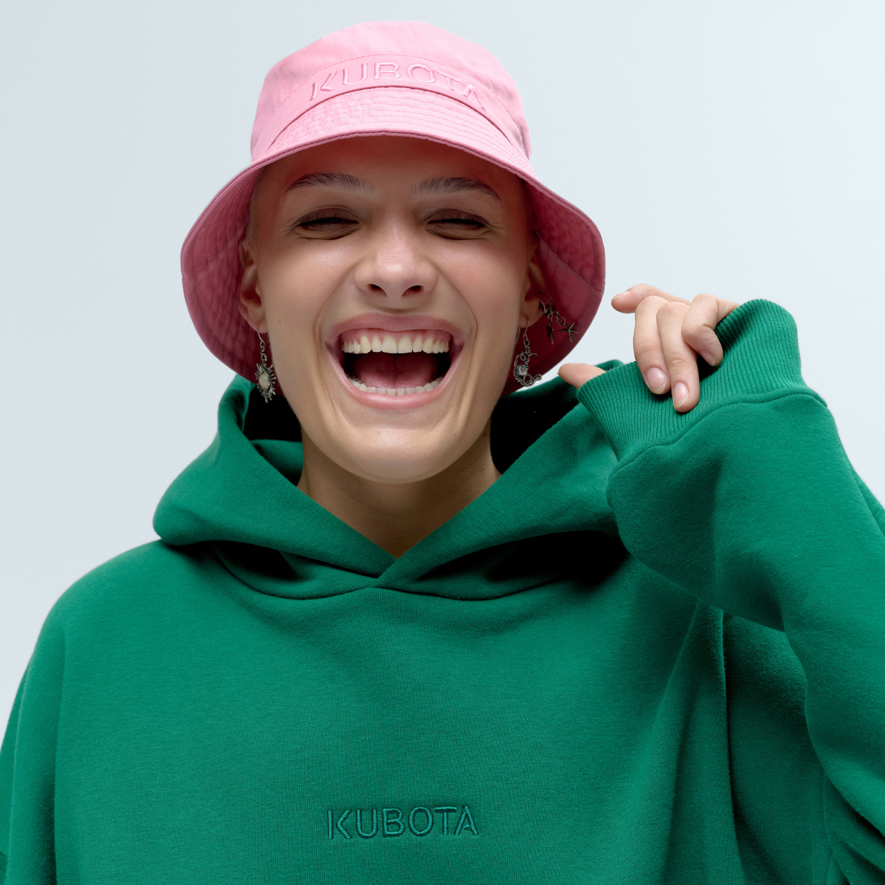 KUBOTA KAPELUSZ BUCKET HAT PREMIUM RÓŻOWY