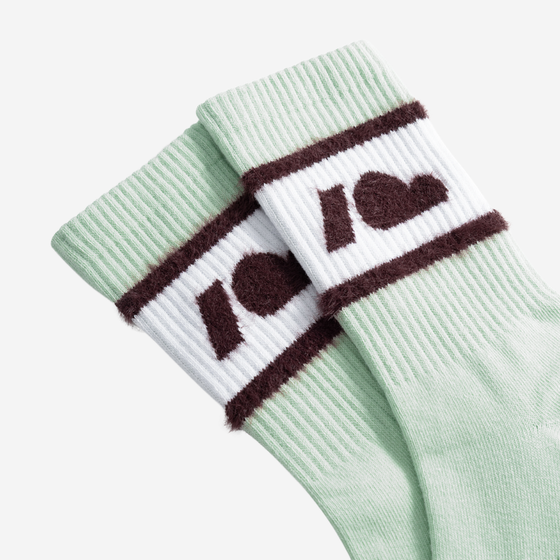 KUBOTA SKARPETY FLUFFY CLOUD MATCHA