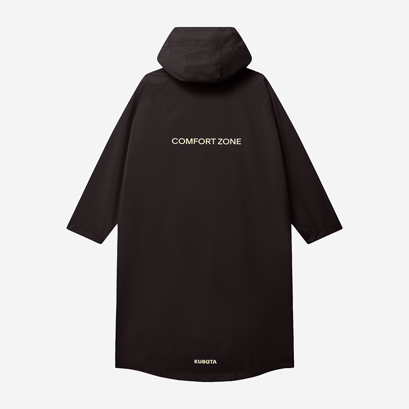 KUBOTA PARKA PRZECIWDESZCZOWA OVERSIZE COMFORT ZONE BRĄZOWA UNISEX