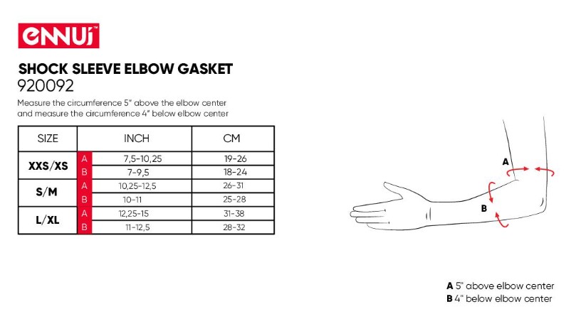 OCHRANIACZE ENNUI SHOCK SLEEVE ELBOW GASKET NA ŁOKCIE