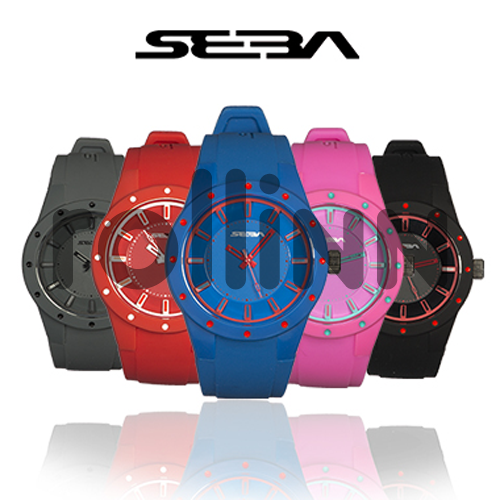SEBA TIMING WATCH Wodoodporny zegarek marki SEBA RED