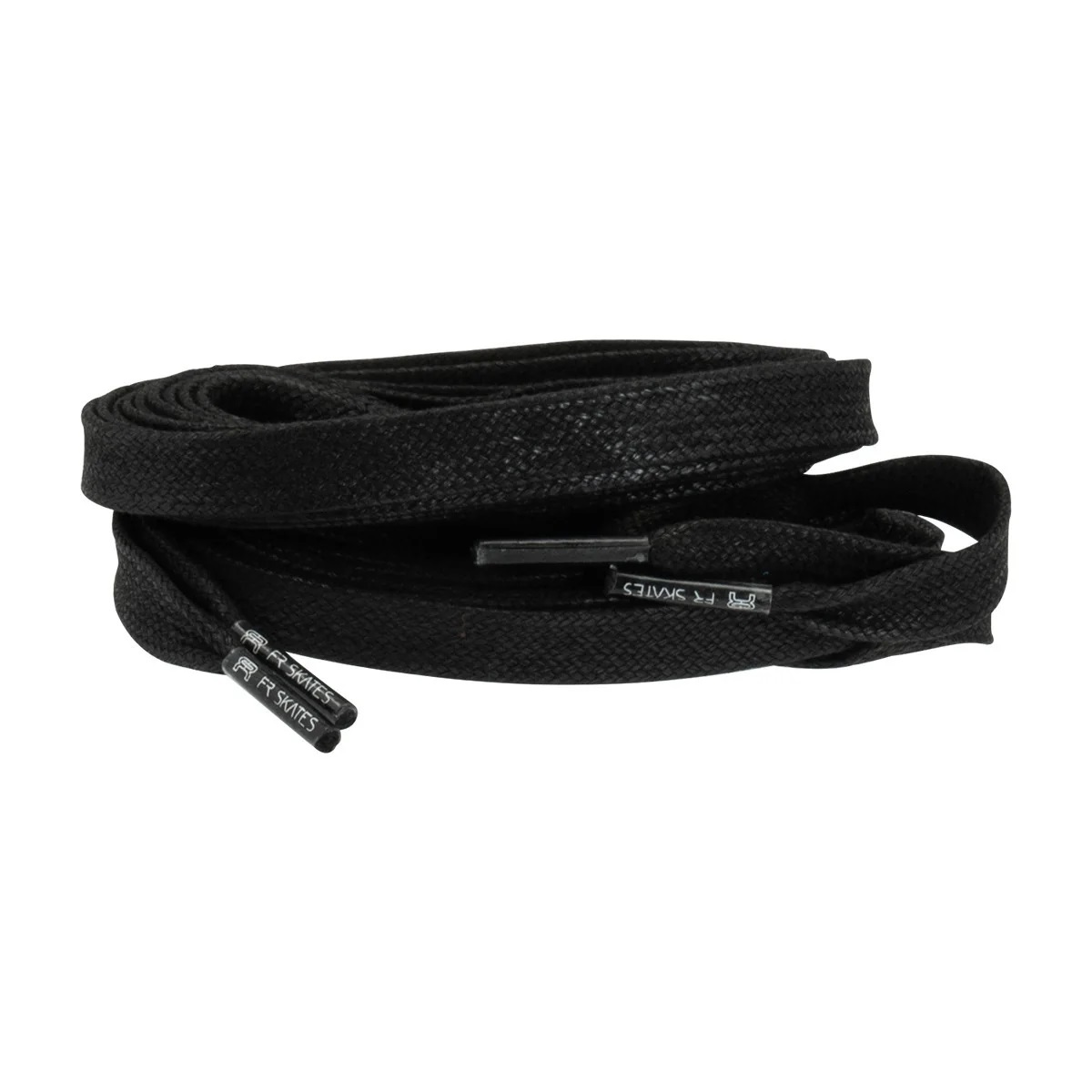 SZNURÓWKI FR SKATES WAXED RACE LACES 180 CM / 210CM BLACK