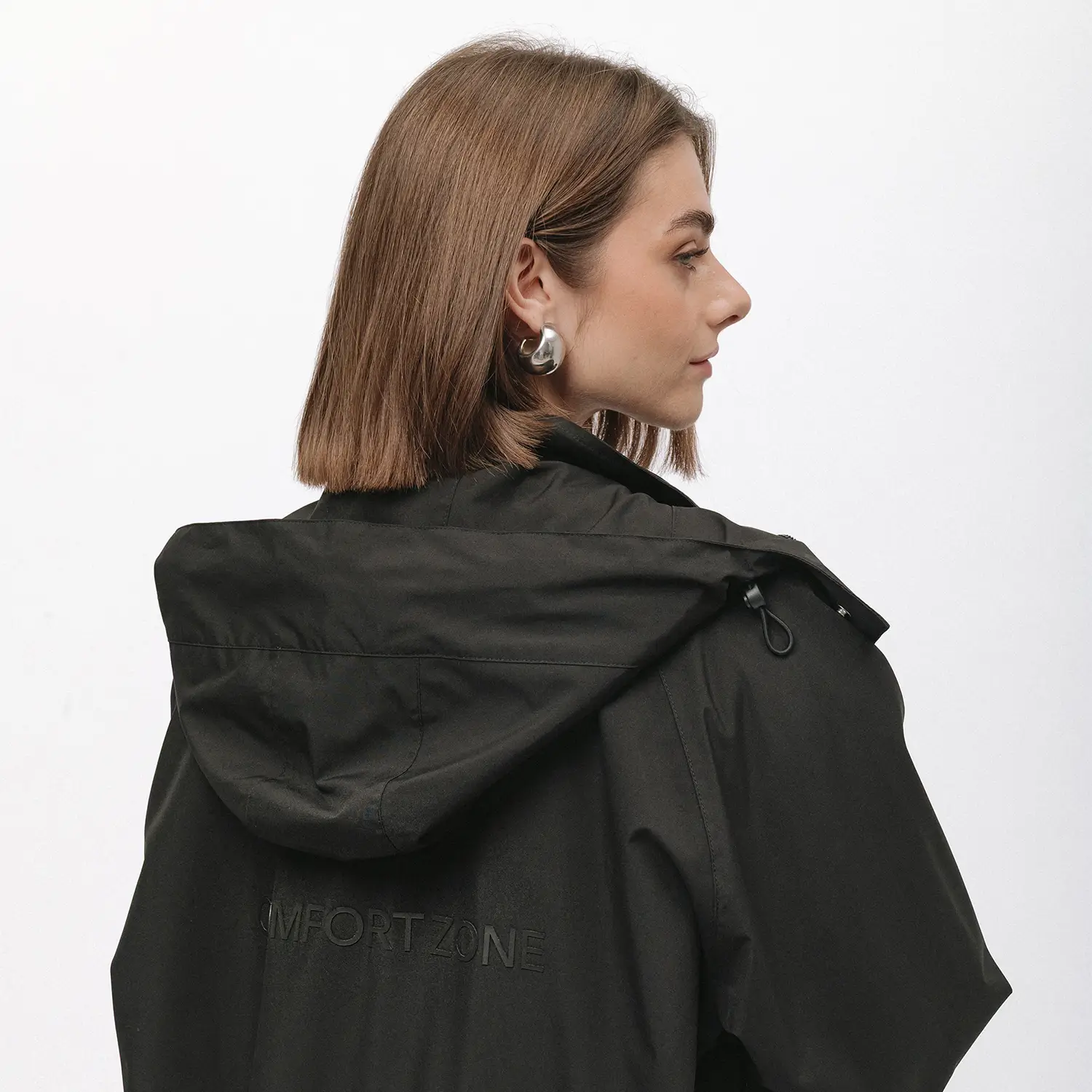 KUBOTA PARKA PRZECIWDESZCZOWA OVERSIZE COMFORT ZONE CZARNA UNISEX