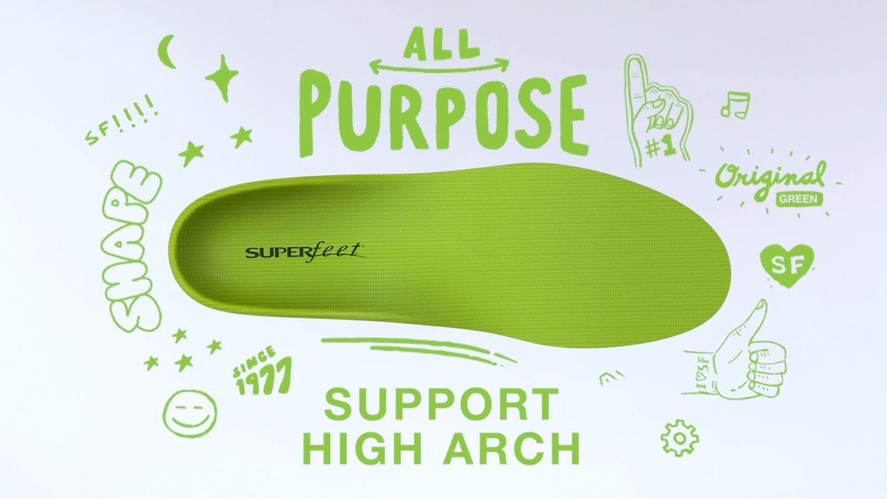 WKŁADKI SUPERFEET ALL PURPOSE SUPPORT HIGH ARCH
