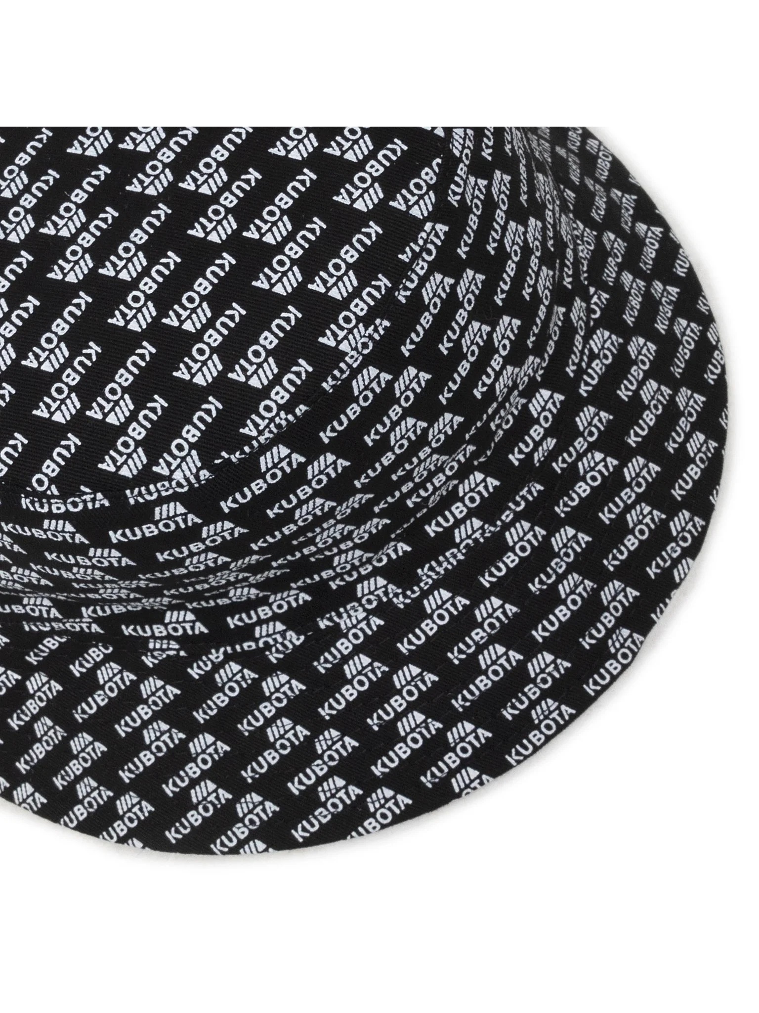 KAPELUSZ BUCKET HAT KUBOTA EASY CZARNY BIAŁY