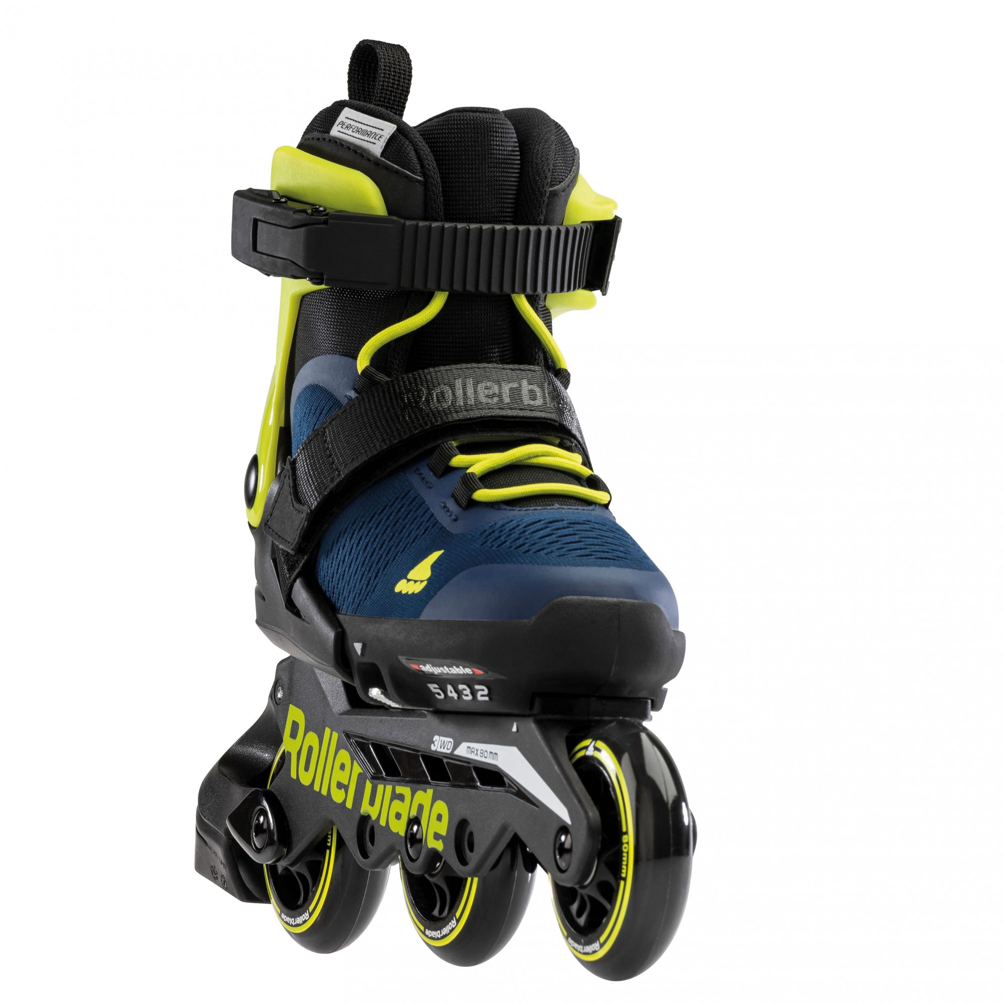 ROLKI ROLLERBLADE MICROBLADE 3WD BLUE/GREEN - ROLKI JUNIORSKIE REGULOWANE