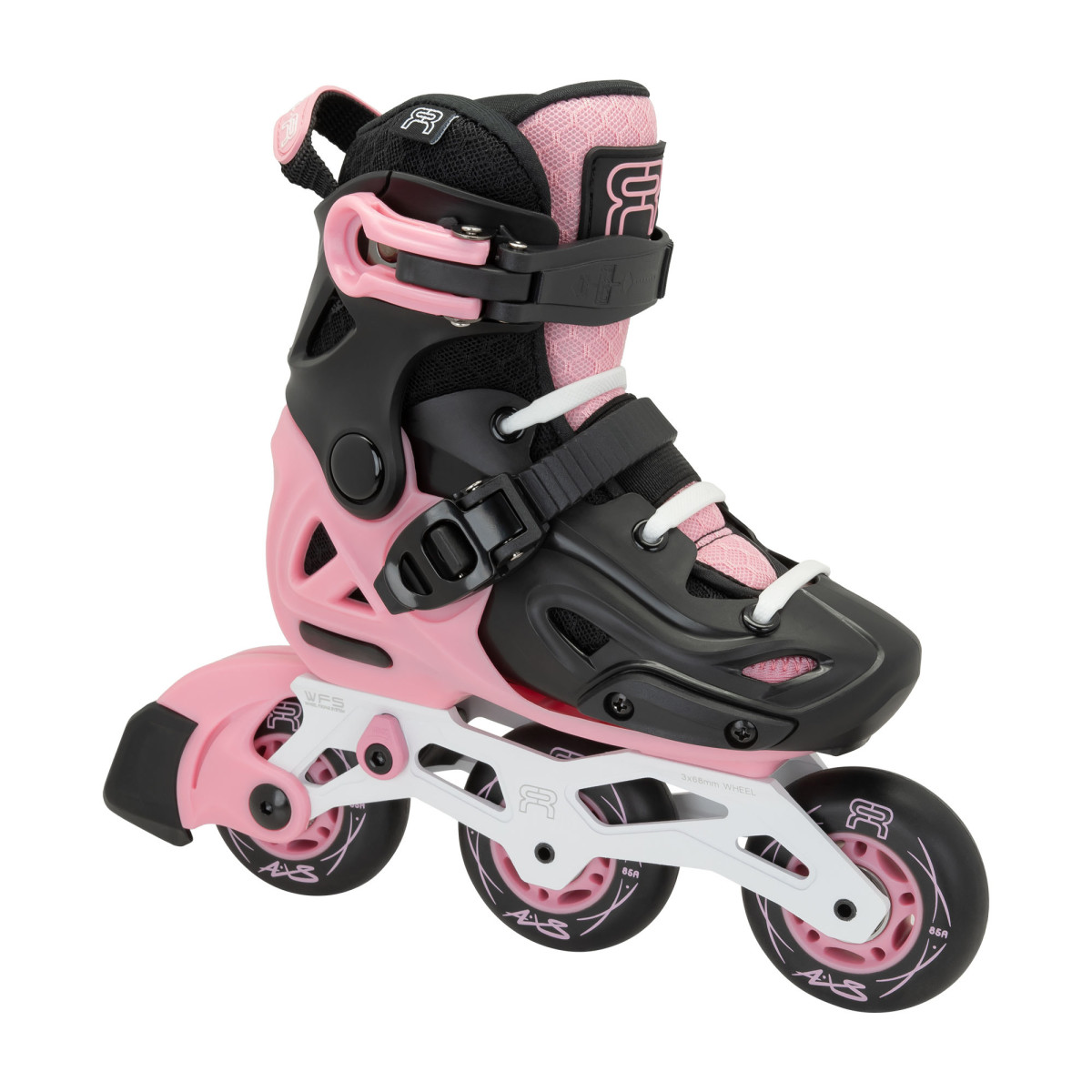 ROLKI FR SKATES AXS BLACK PINK - ROLKI JUNIORSKIE REGULOWANE
