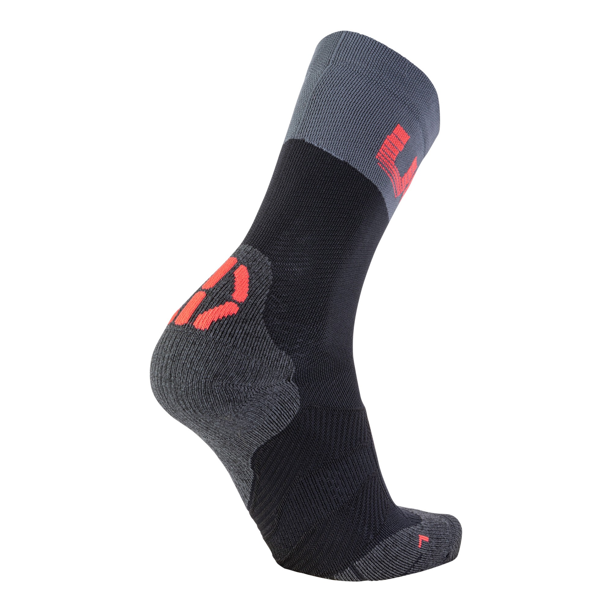 SKARPETY DO ROLEK UYN MAN LIGHT BLACK/GREY/HIBISCUS