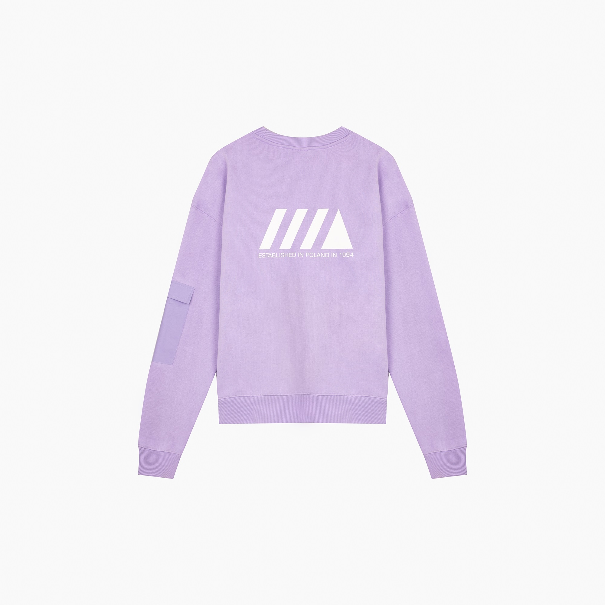 KUBOTA BLUZA UNISEX Z FIOLETOWĄ KIESZONKĄ