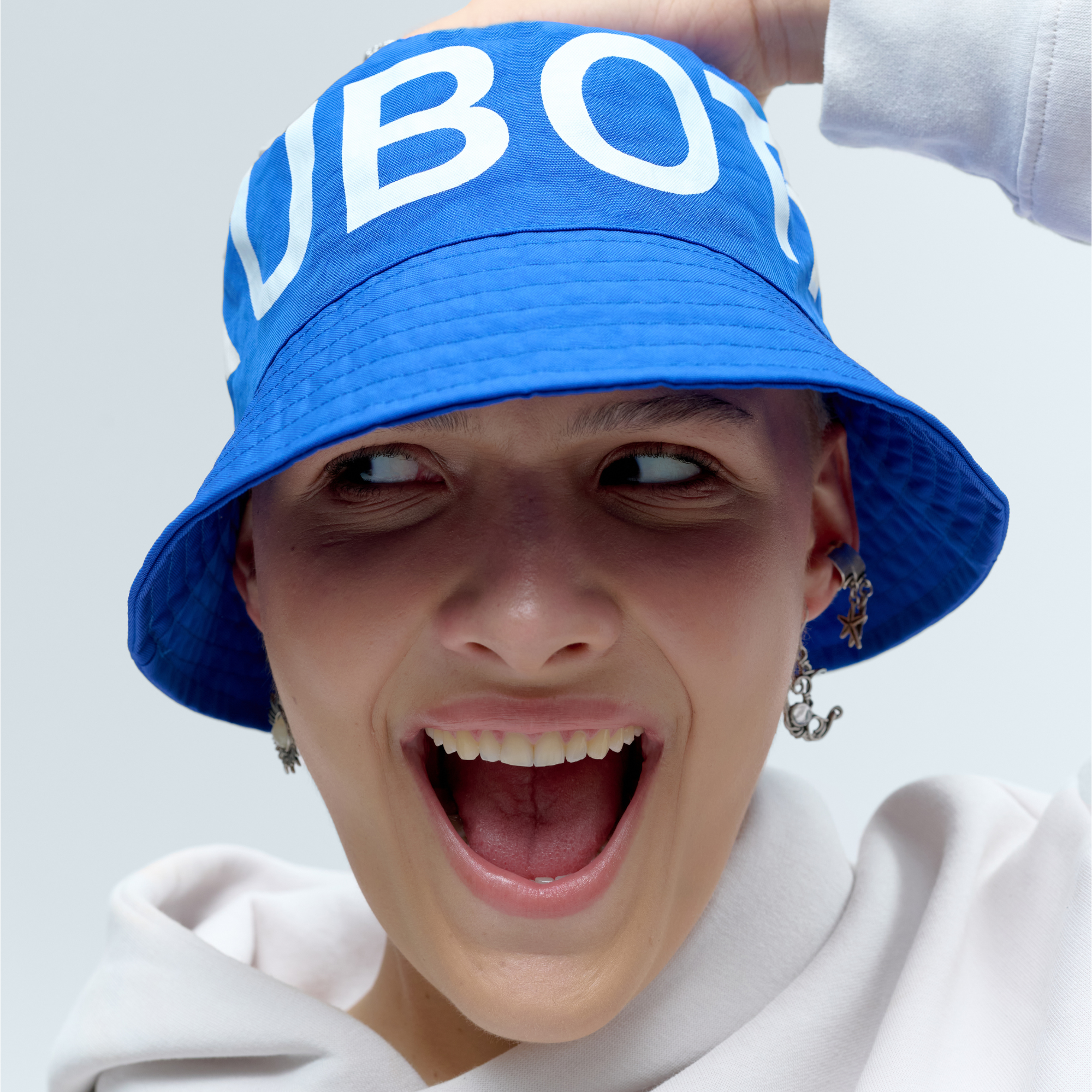 KUBOTA KAPELUSZ BUCKET HAT NYLONOWY KOBALTOWY